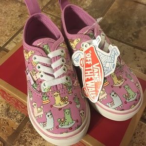 VANS KIDS LLAMAS AUTHENTIC